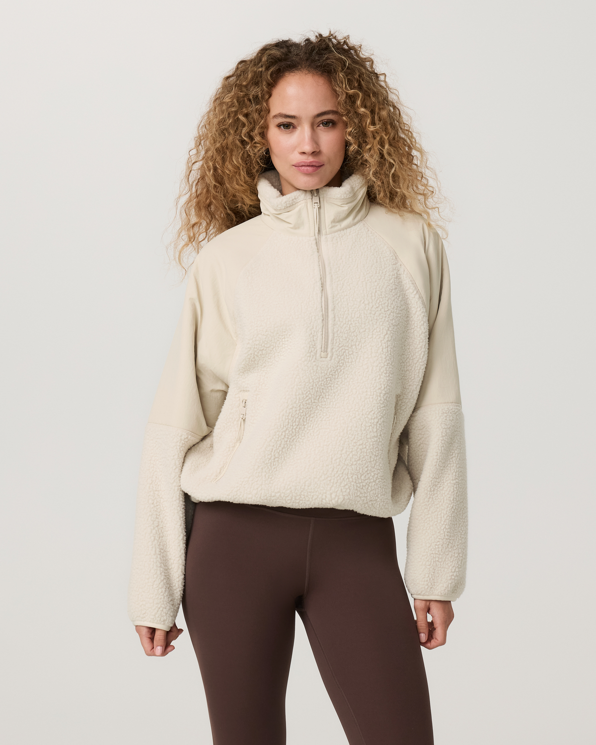 Alpine Half Zip | Bone