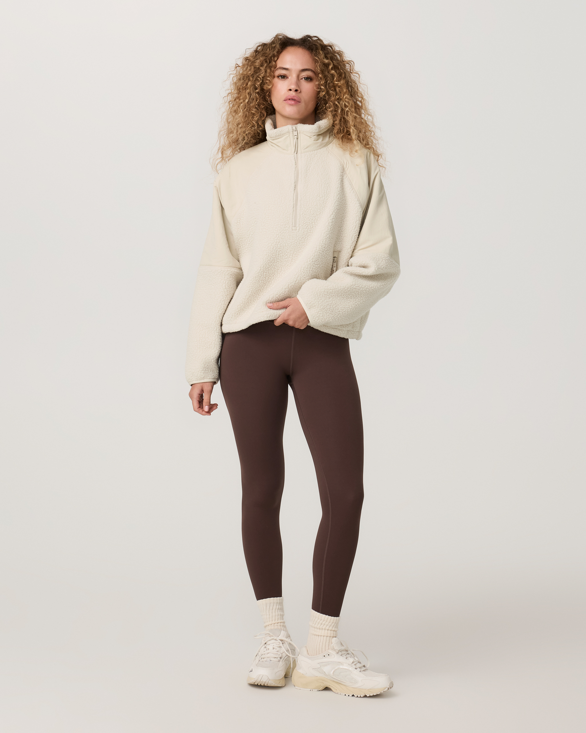 Alpine Half Zip | Bone