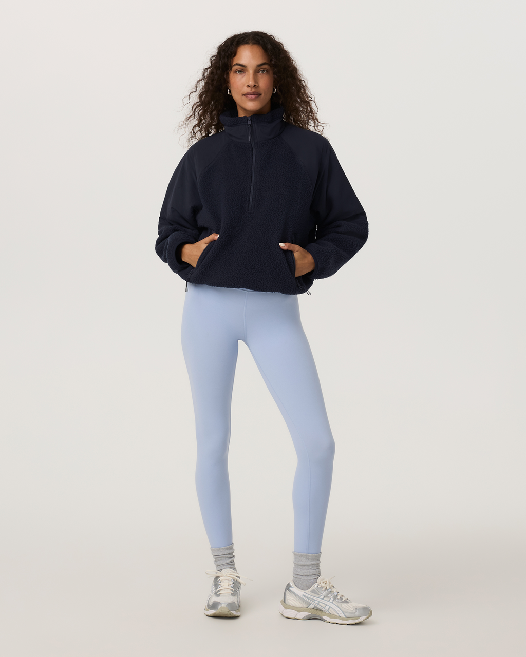 Alpine Half Zip | Bone
