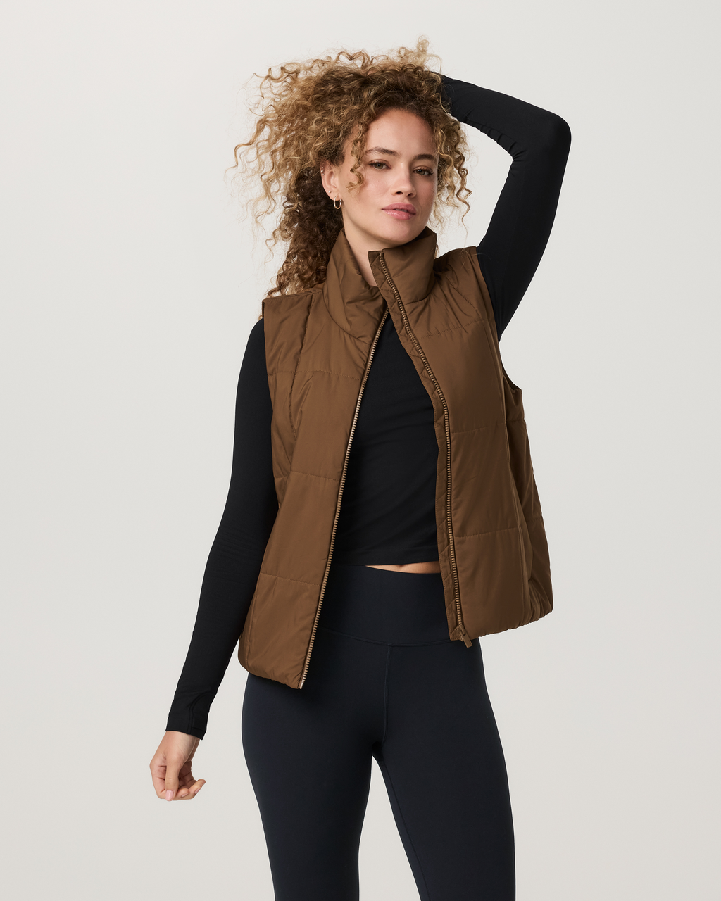 Canyon Insulated Sporty Vest | Bourbon