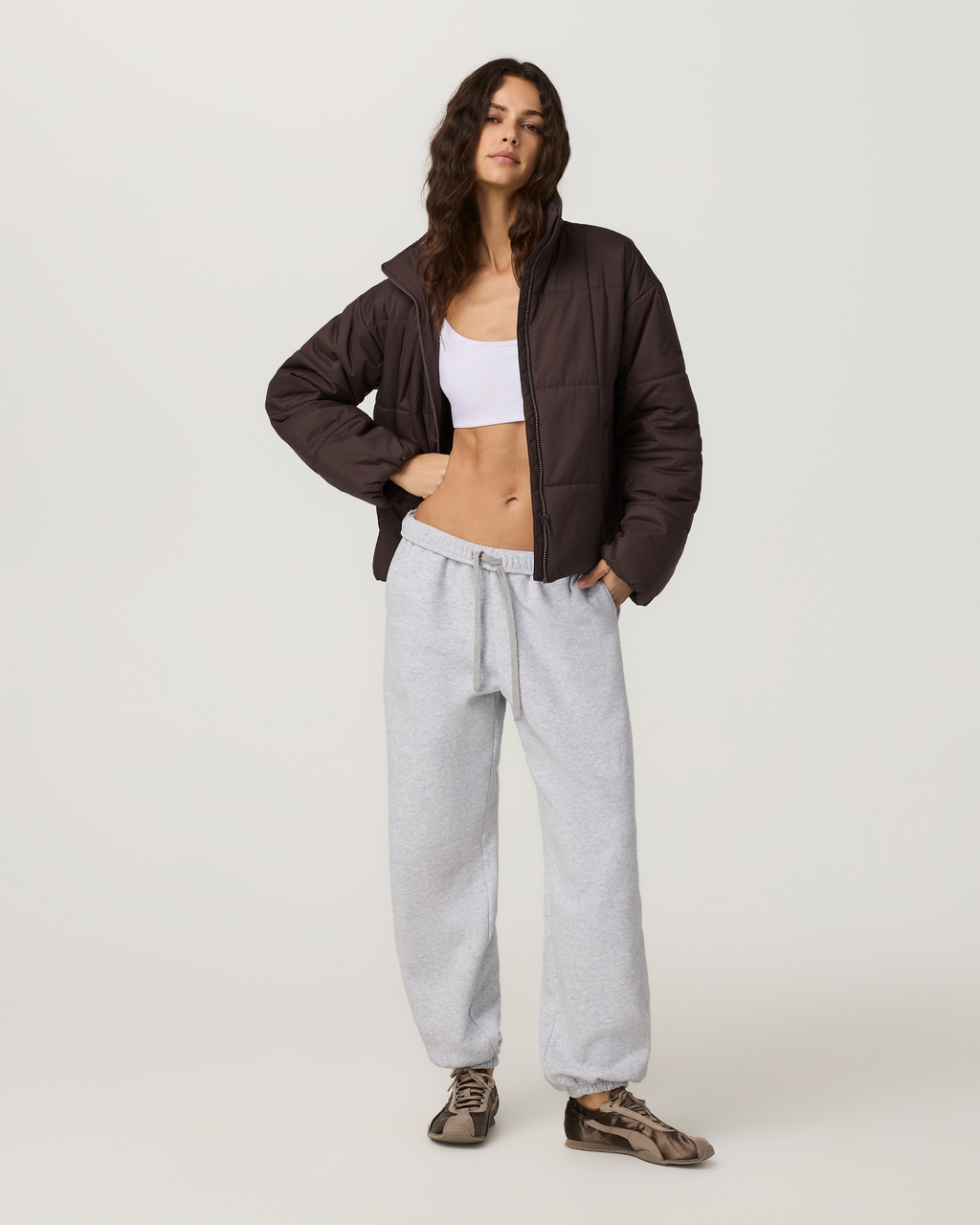 Canyon Insulated Sporty Jacket | Washed Cherry Noir