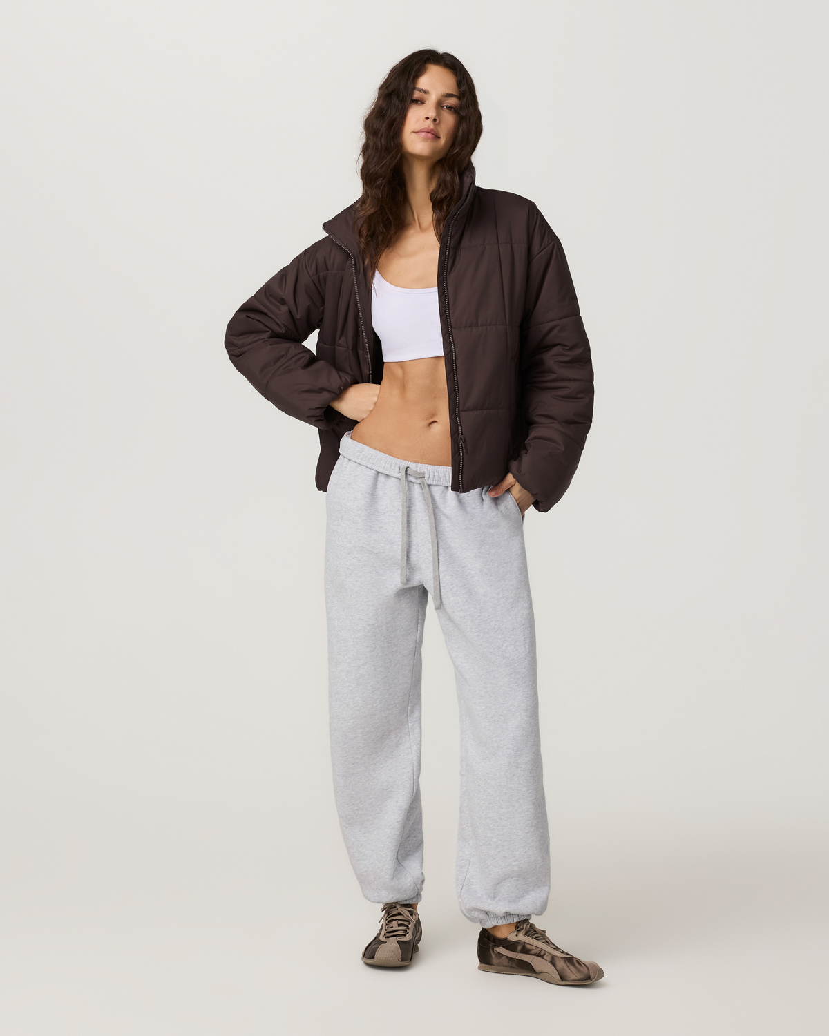 Canyon Insulated Sporty Jacket | Washed Cherry Noir