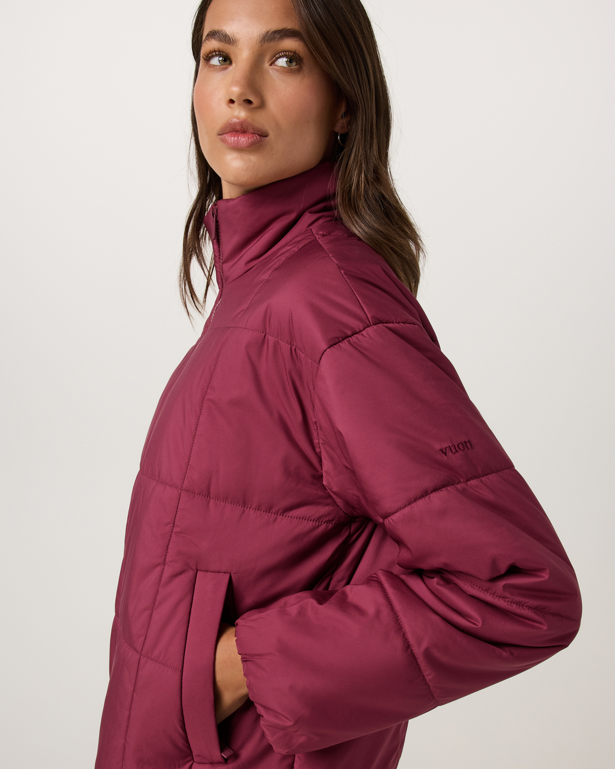 Canyon Insulated Sporty Jacket | Washed Cherry Noir