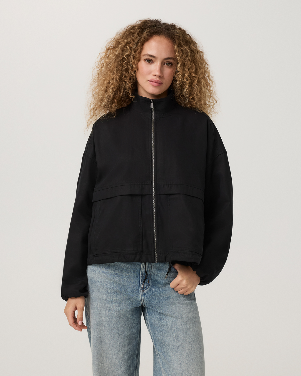 Icon Twill Jacket | Dark Trench