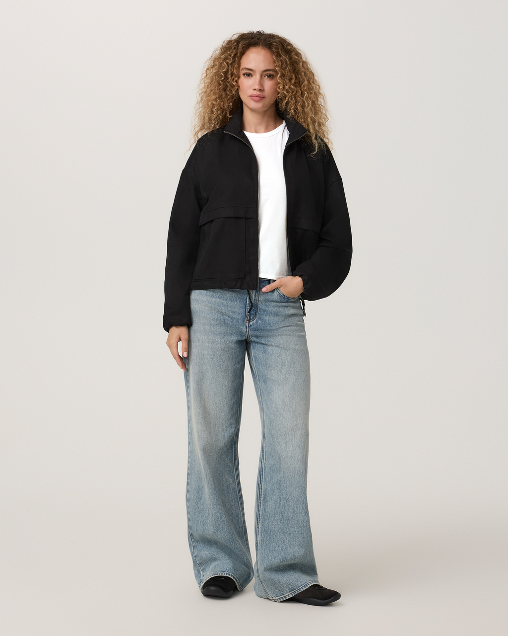 Icon Twill Jacket | Dark Trench